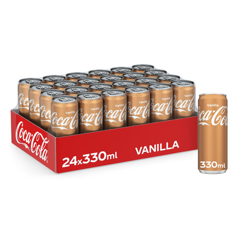 COCA COLA VANILLE 33 CL PAR 24 PCS