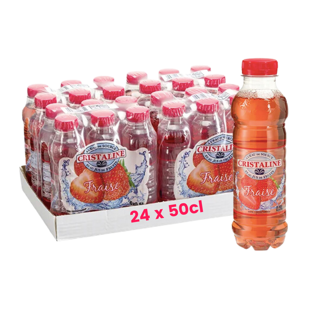 CRISTALINE FRAISE 50CL PAR 24 PCS