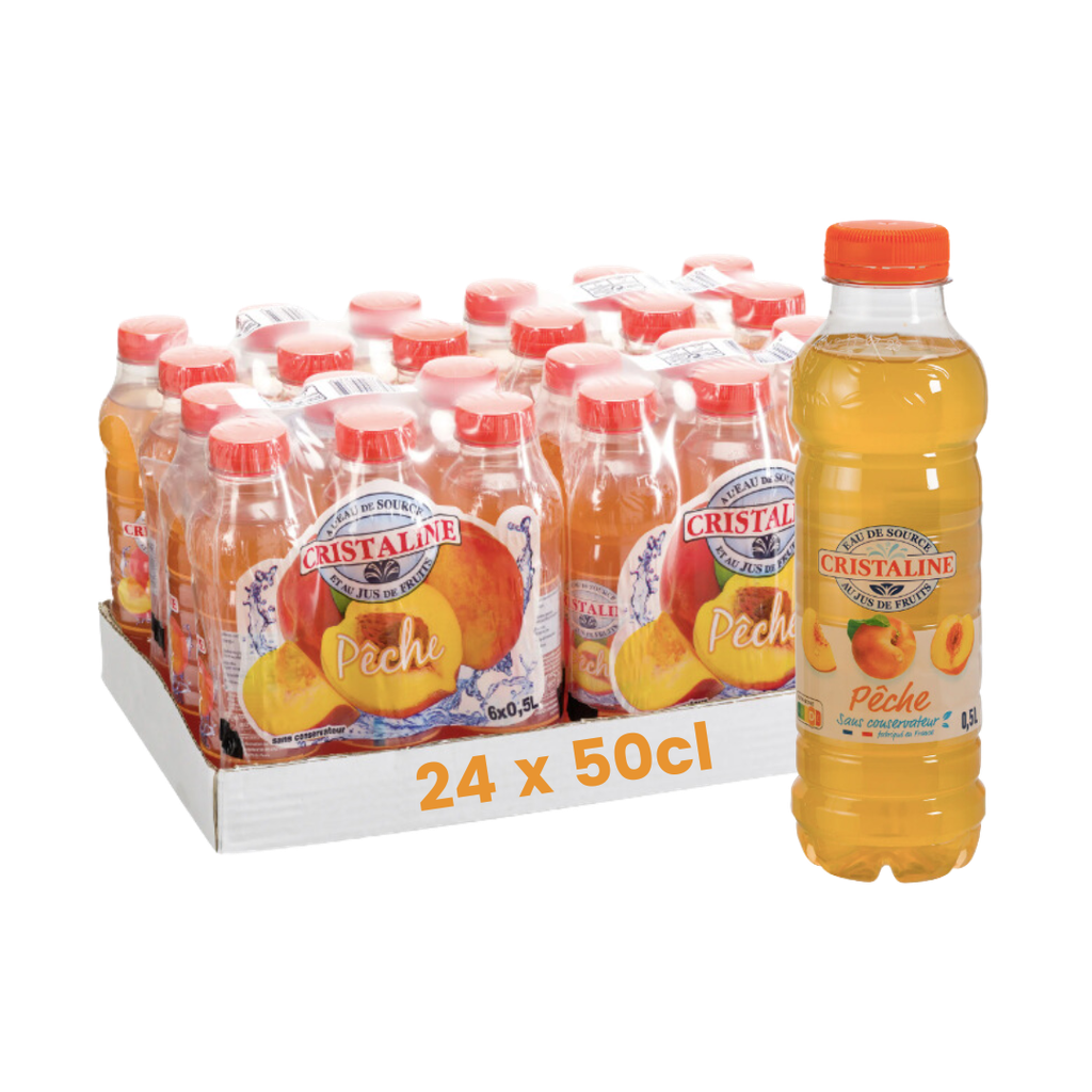 CRISTALINE PECHE 50CL PAR 24 PCS