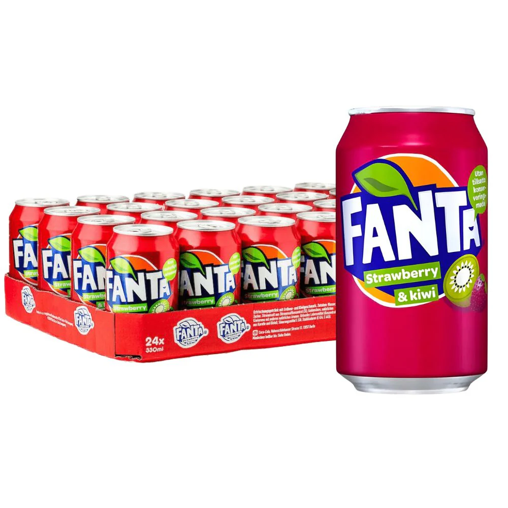 FANTA FRAISE KIWI 33CL PAR 24 PCS