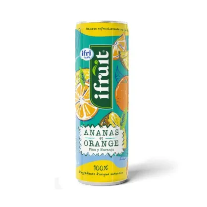 IFRUIT ANANAS ORANGE CAN 25CL PAR 12 PCS