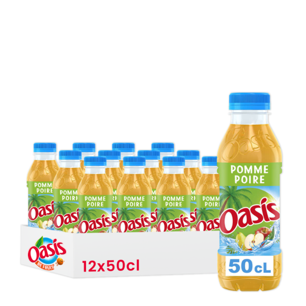 OASIS POMME POIRE 50 CL PAR 12 PCS