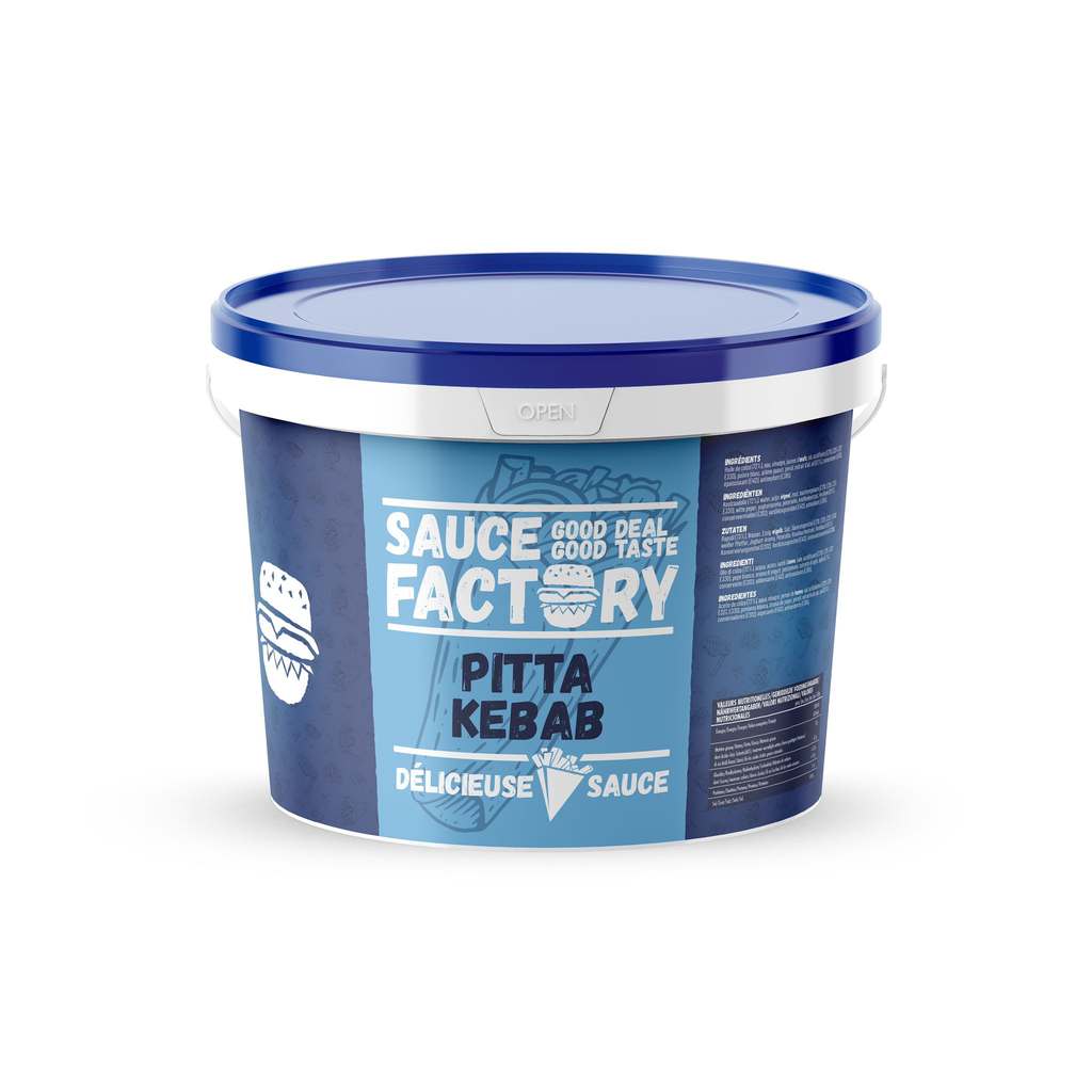 SAUCE PITTA KEBAB FACTORY 4.5KG