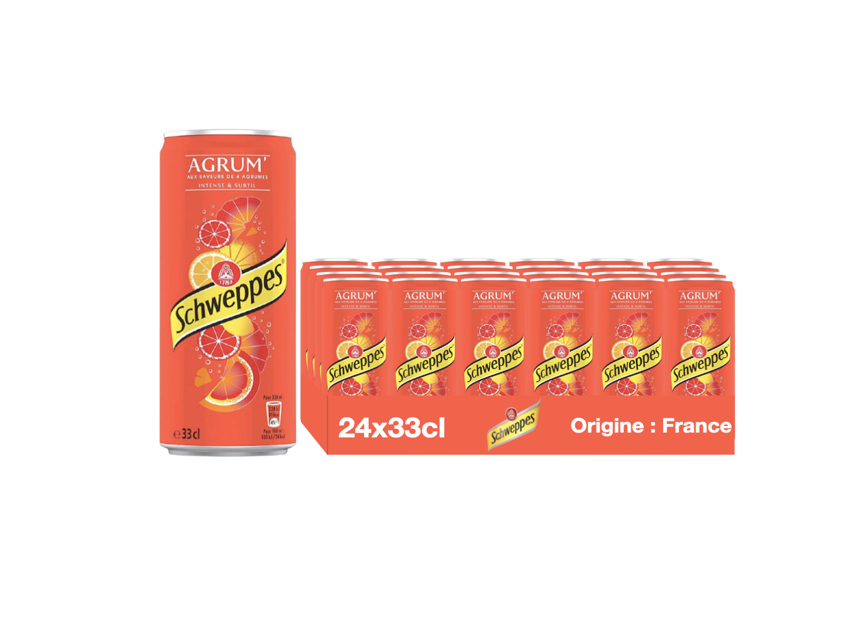 SCHWEPPES AGRUM 33CL PAR 24 PCS