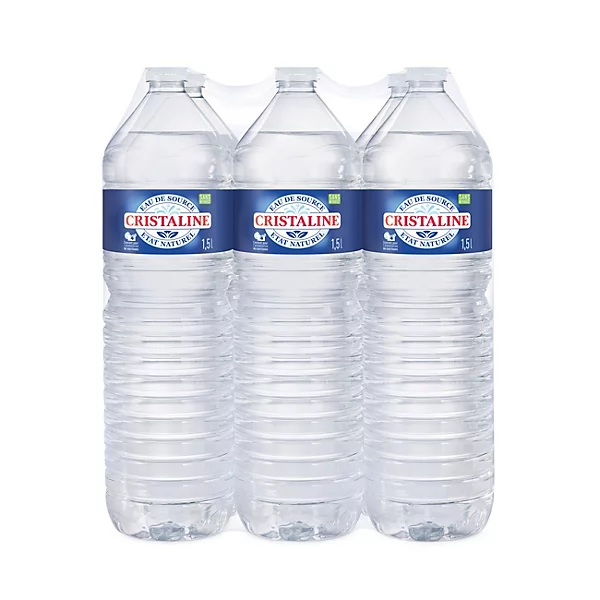 EAU SOURCE NAT CRISTALINE 1,5L X 6